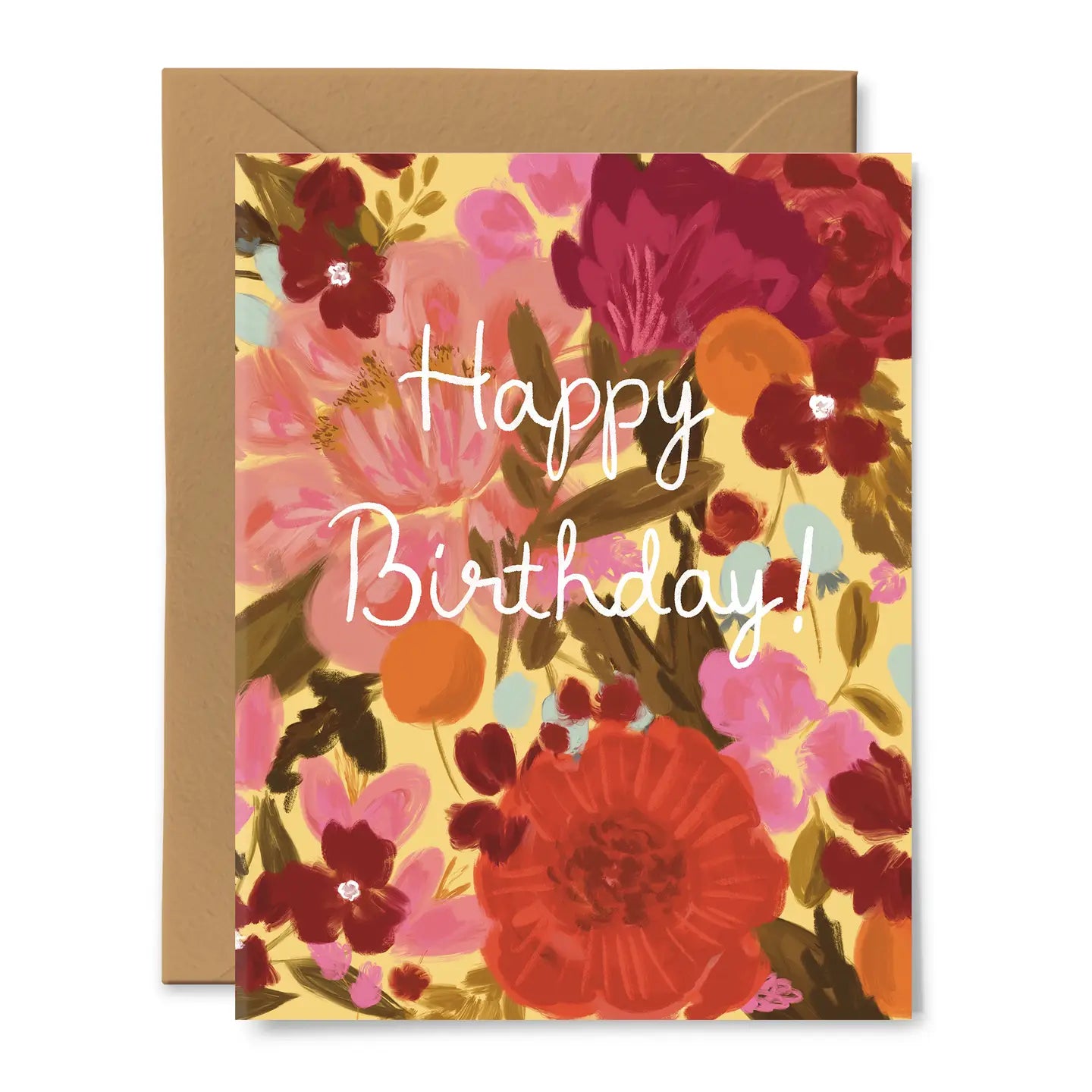 Happy Birthday Floral Card